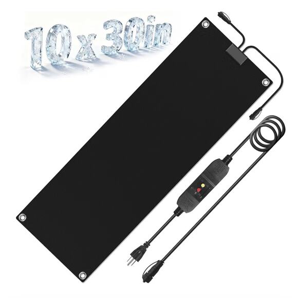 Unbranded Other - 10x30 Heated Snow Melting Mat Outdoor Walkway Step Ice Melt Pad Waterproof